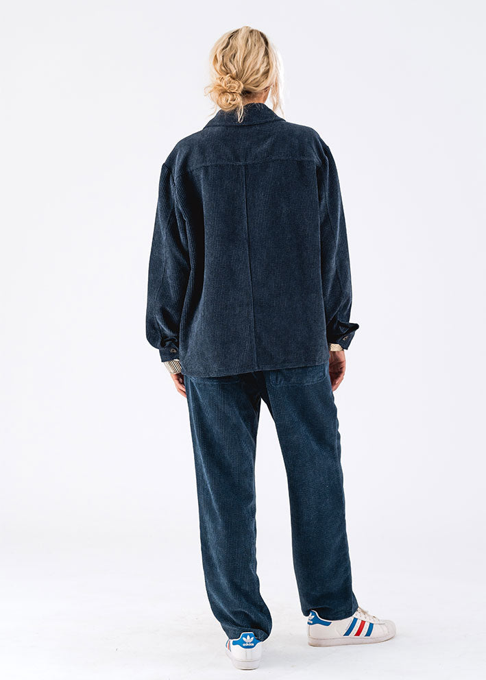 Lollys Laundry Bill Bukser - Dark Blue Online Hot Salg