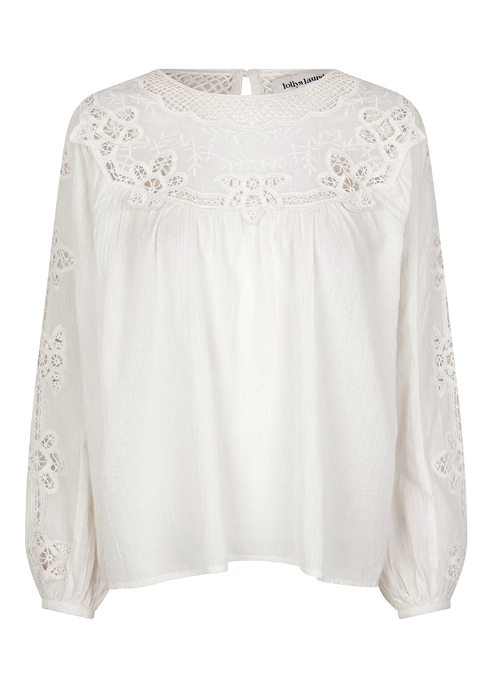 Lollys Laundry May Bluse - Creme