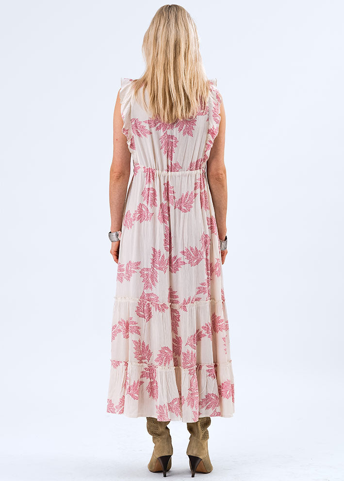 Lollys Laundry Samo Midi Dress - Pink