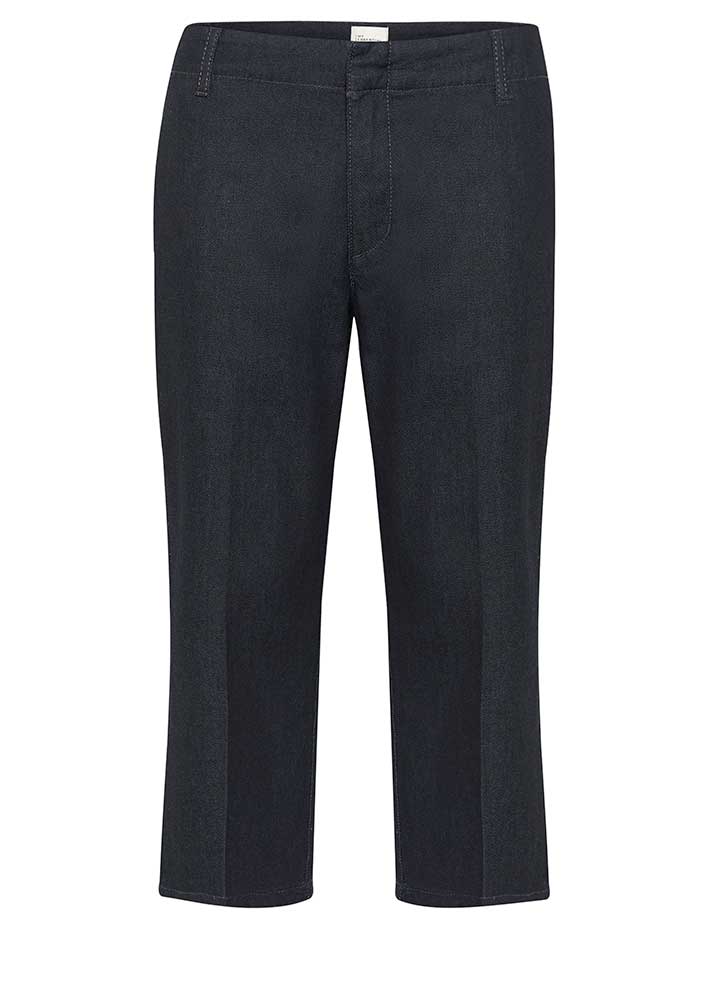 My Essential Wardrobe Tenna High Capri Bukser - Dark Blue Online