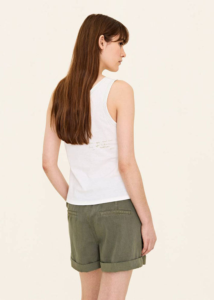 Odd Molly Butterfly Top - Light Chalk