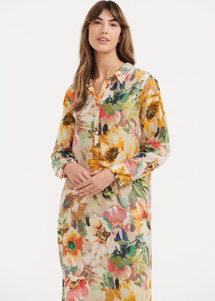 One Season Long Gilli Floraganza Kjole - Floral Online nu