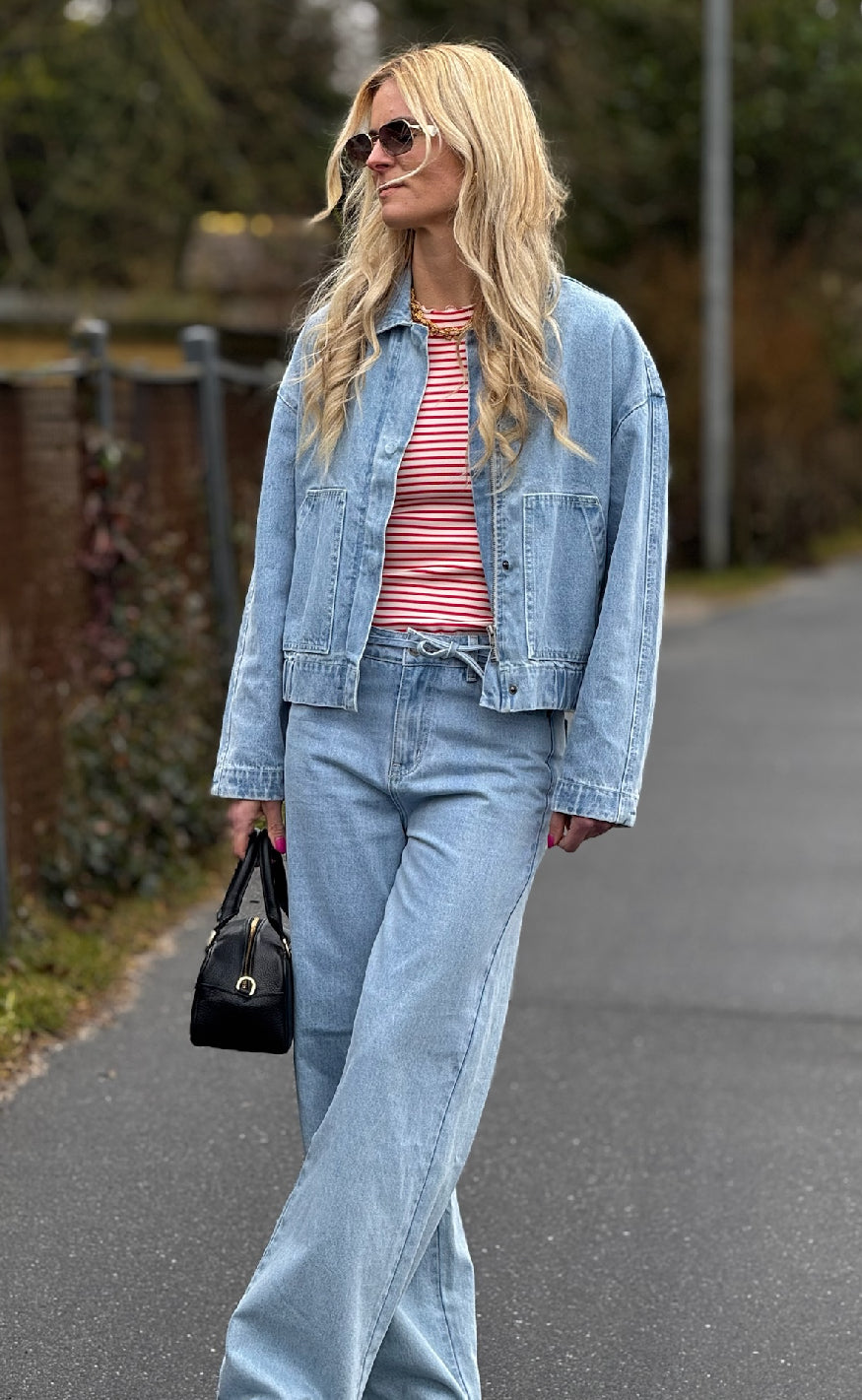ONLY Bukser - Gianna - Light Blue Denim
