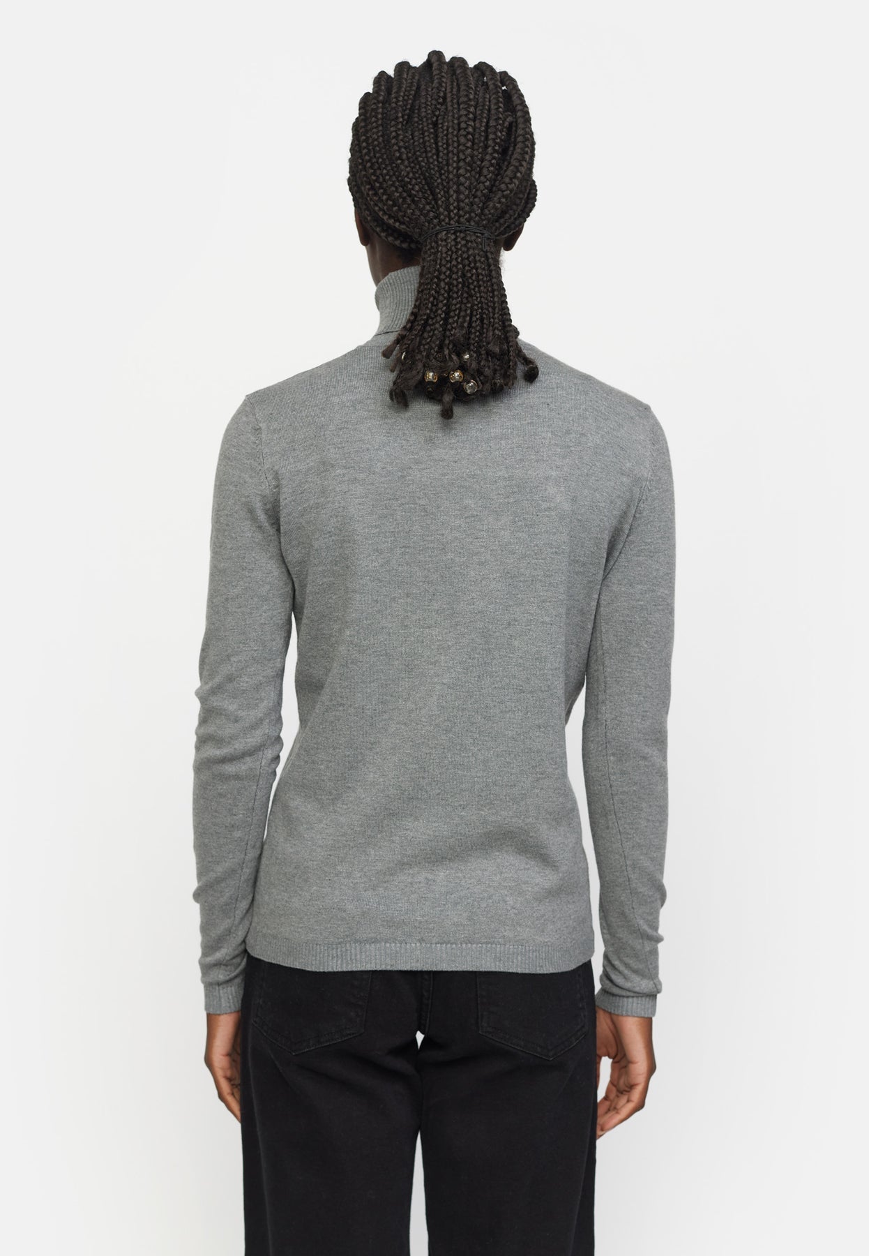 Soft Rebels Marla Rollneck SR416-226 Medium Grey Melange