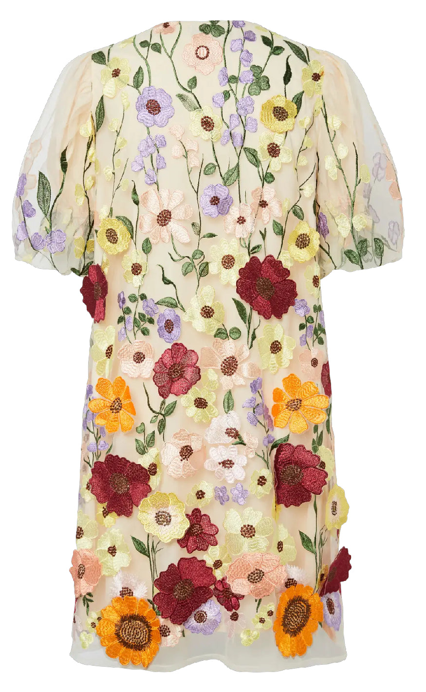 YAS Kjole - Flowering - Whisper White