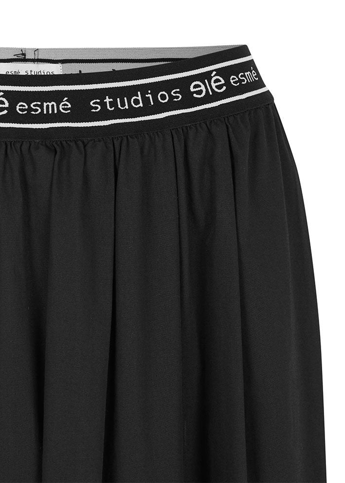 Esmé Studios Calla Midi Skirt ES1432-1 Nederdel - Black