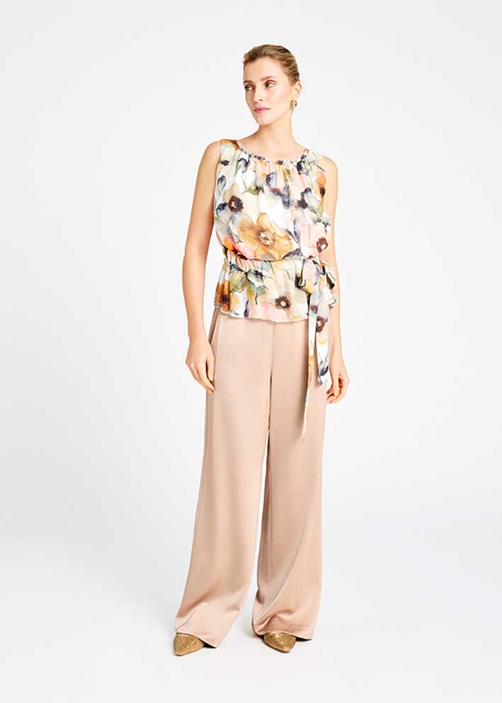 Gustav Miya wide leg 57020 Bukser - Moonlight