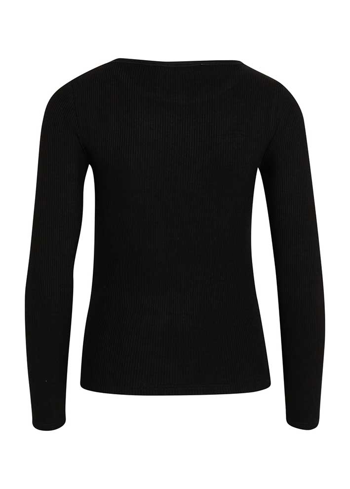 La Rouge Lisa L/S T-shirt - Black Udsalg