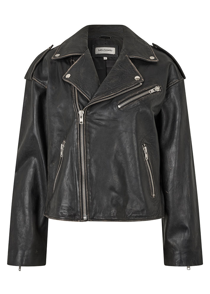 Lollys Laundry Lil Leather Jacket - Black