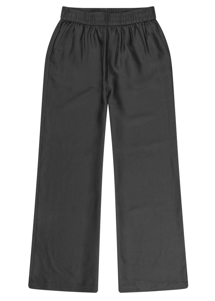 Munthe Arum Silkebukser - Solid Black