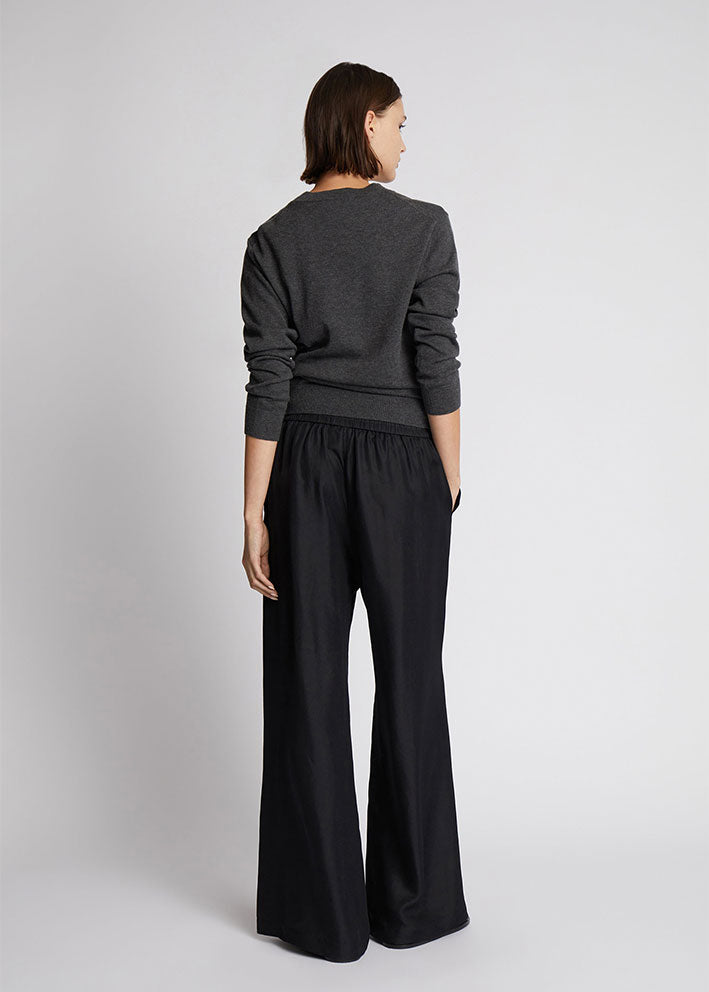 Munthe Arum Silkebukser - Solid Black