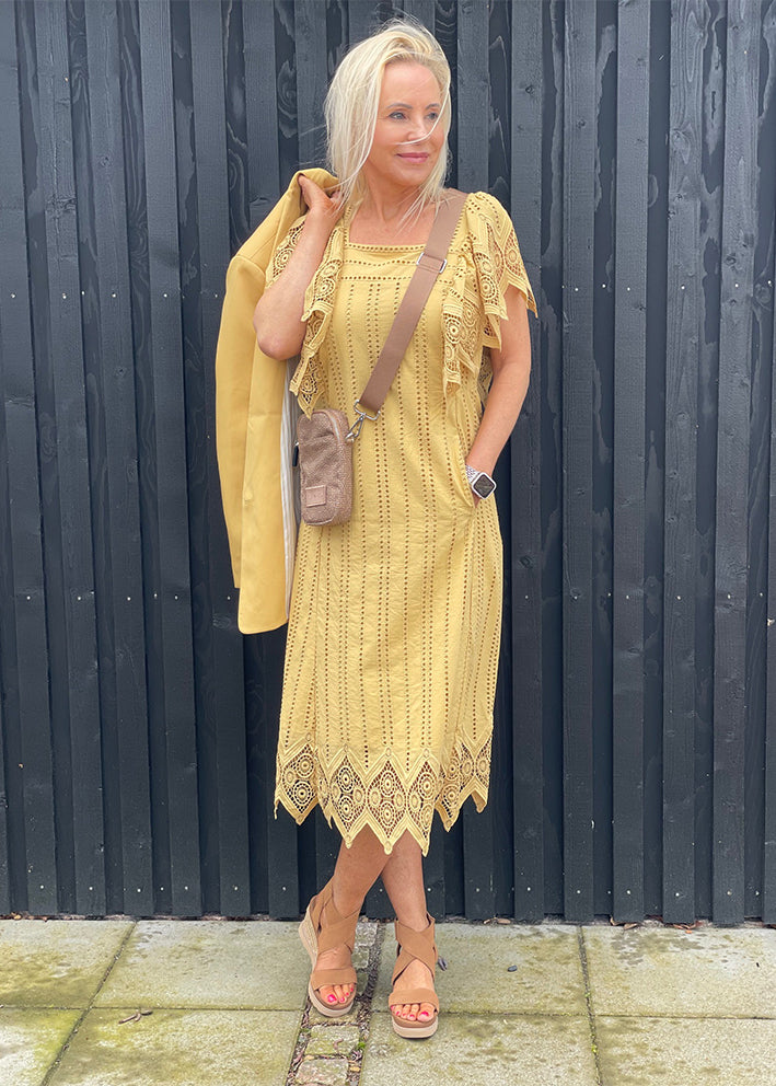 Munthe Kammama Kjole - Yellow Online