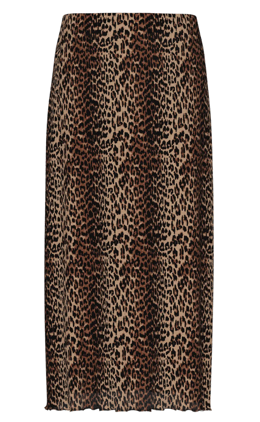 Pieces Nederdel - Flora - Black Leo