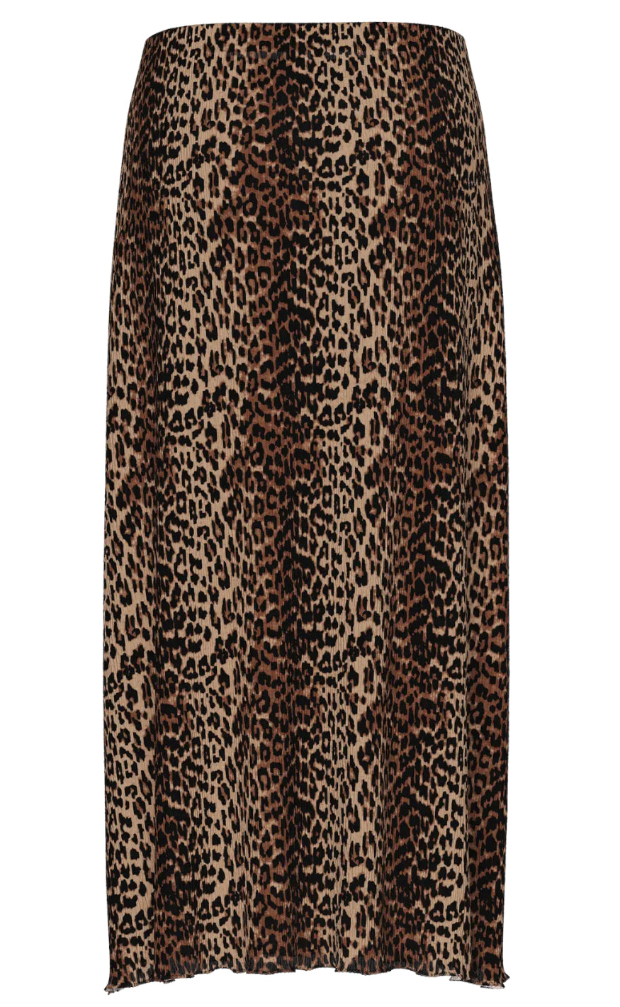 Pieces Nederdel - Flora - Black Leo