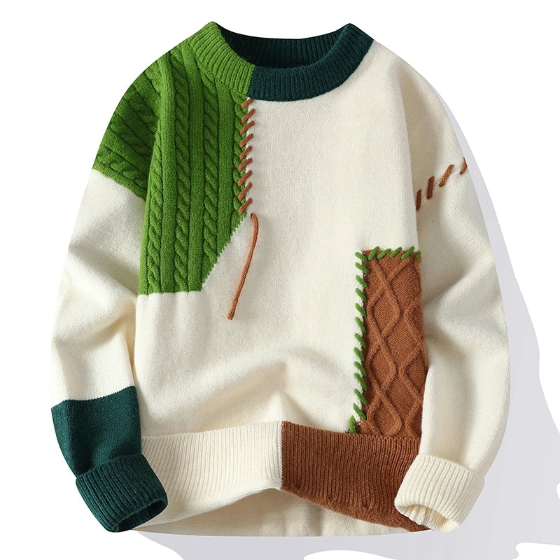 Retro blandet sweater