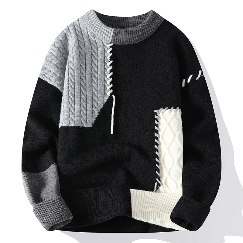 Retro blandet sweater