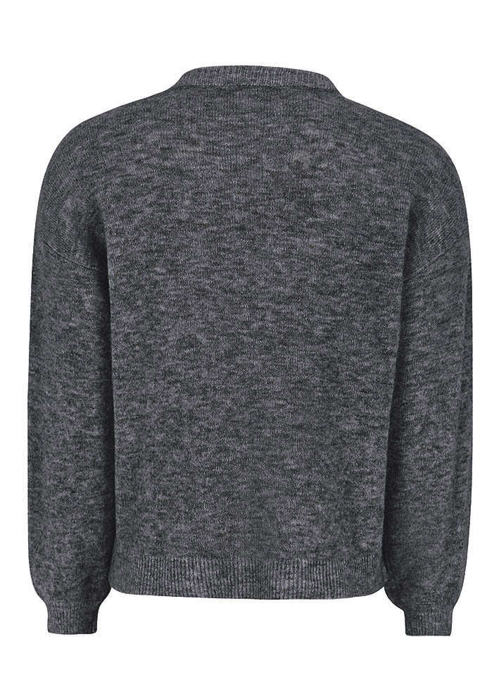 Soft Rebels Allison knit SRAW22-201 Medium Grey Melange