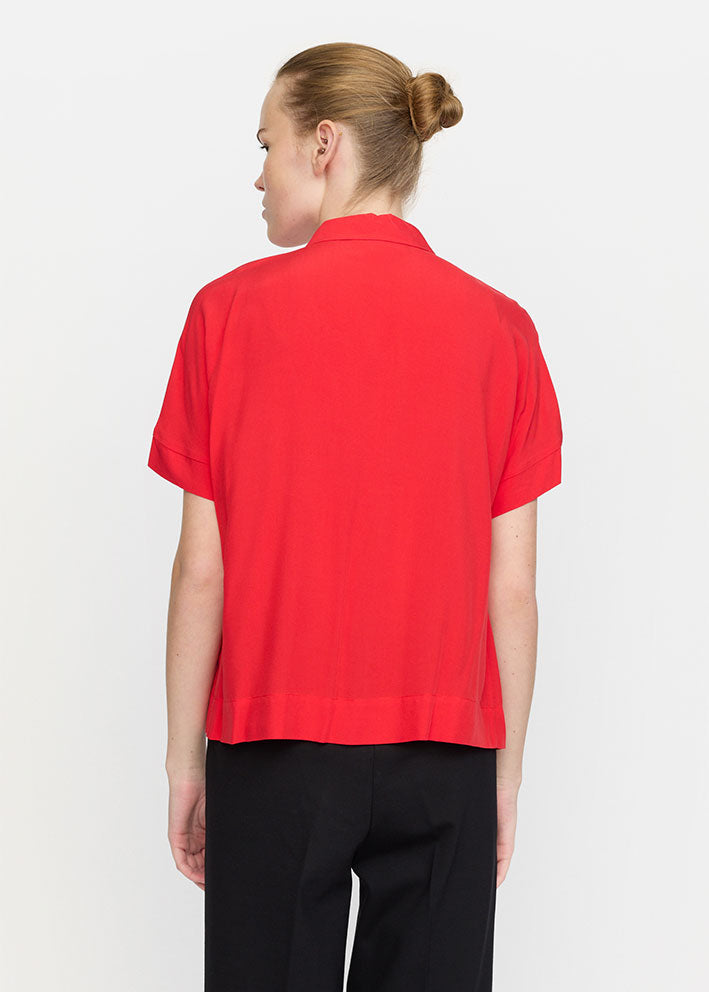 Soft Rebels Freedom SS Shirt SR321-747 Skjorte - Racing Red