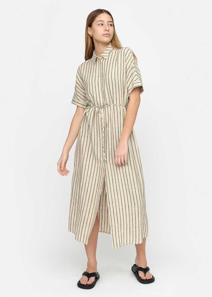 Soft Rebels Violet Midi Kjole SR324-713 Ecru