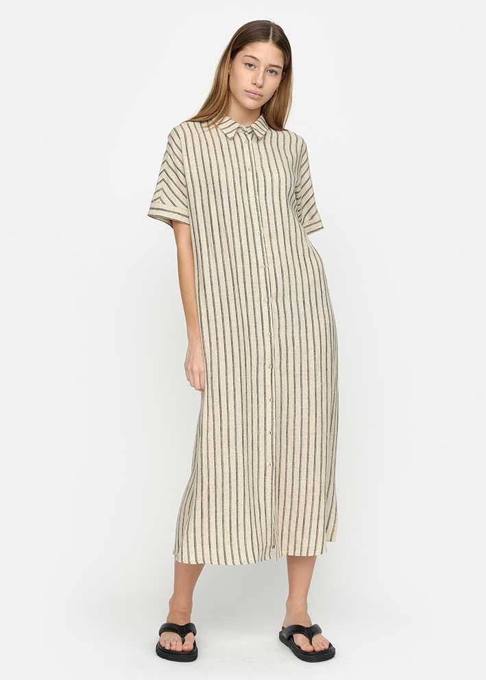 Soft Rebels Violet Midi Kjole SR324-713 Ecru