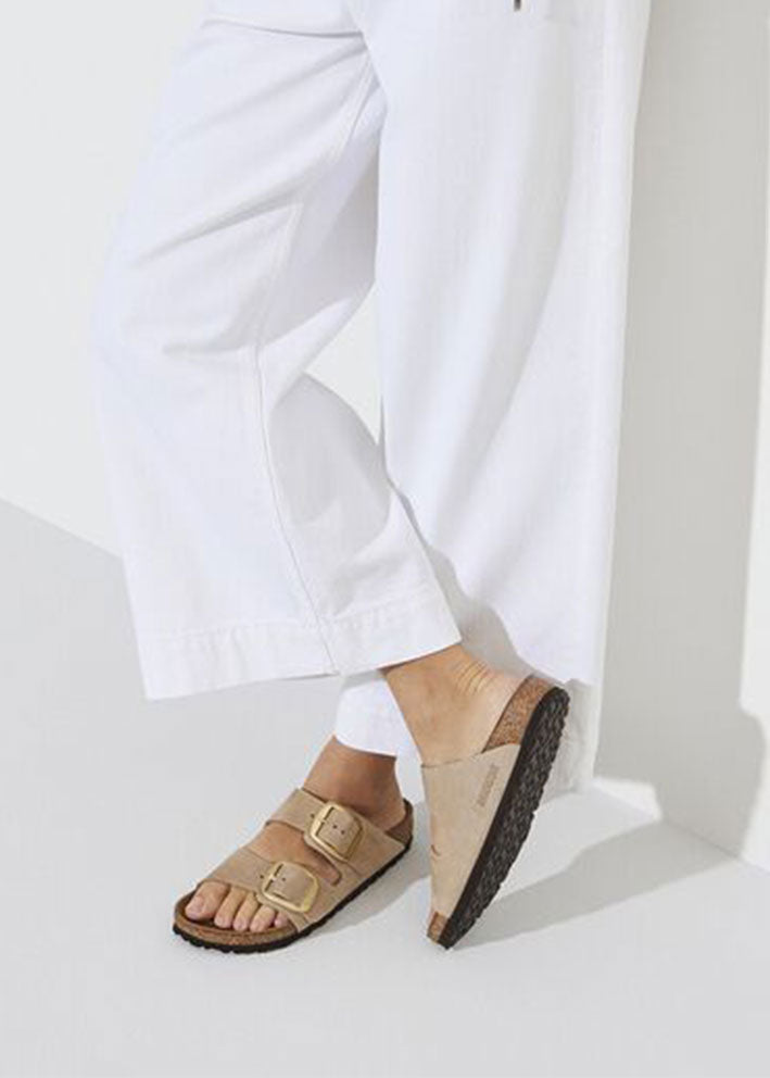 Birkenstock Arizona Big Buckle Nubuck 1024064 Sandcastle