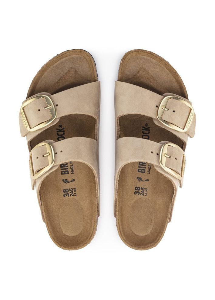 Birkenstock Arizona Big Buckle Nubuck 1024064 Sandcastle