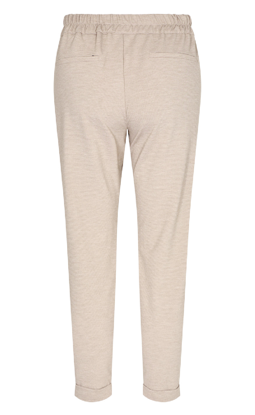 Freequent Bukser - Nanni Ankle - Silver Mink Melange Levere