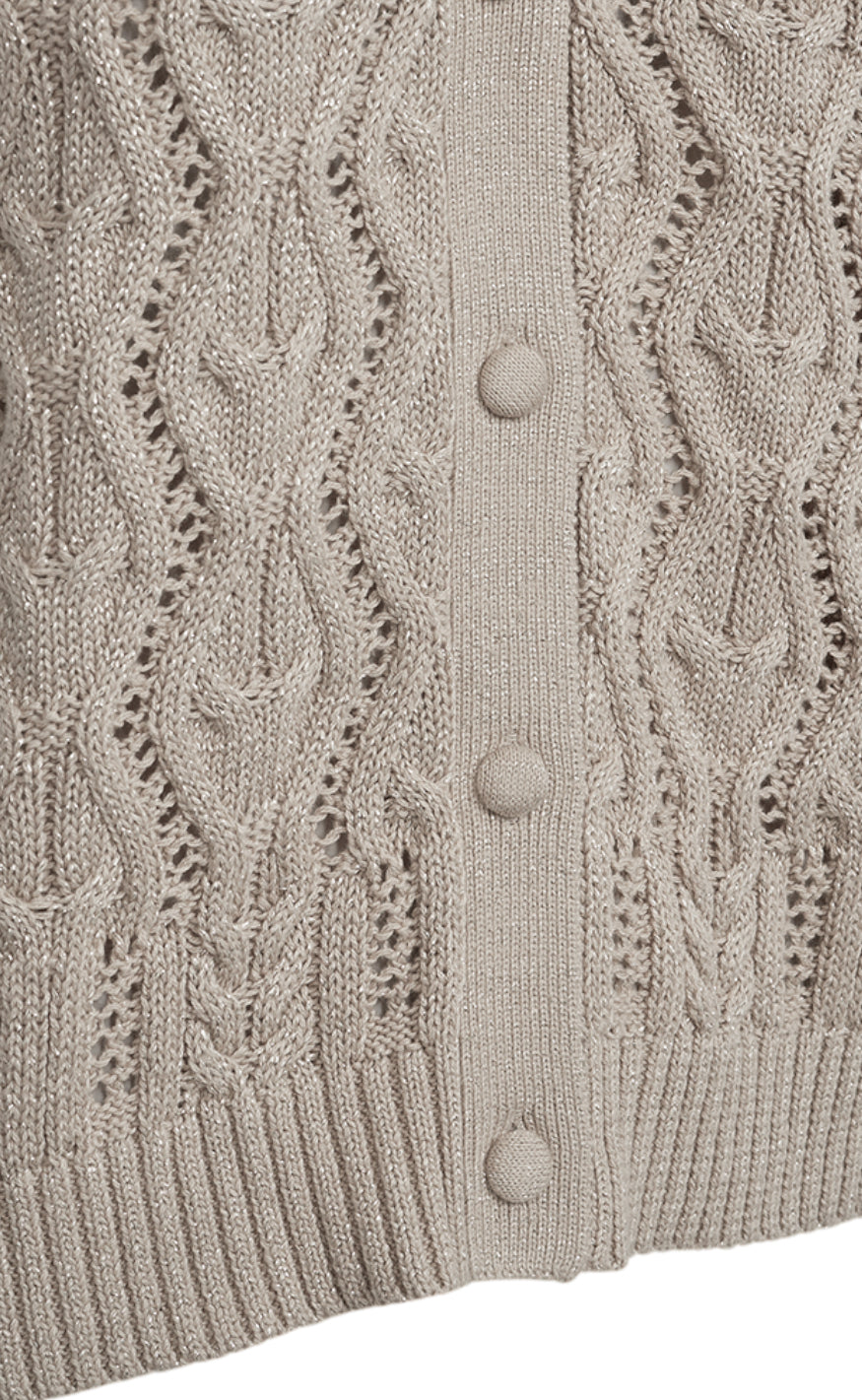 Freequent Vest - Limbo - Simply Taupe w. Gold