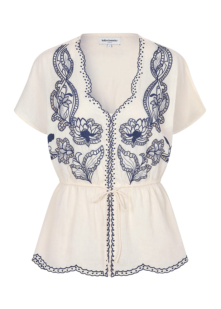 Lollys Laundry Easton Top - Creme