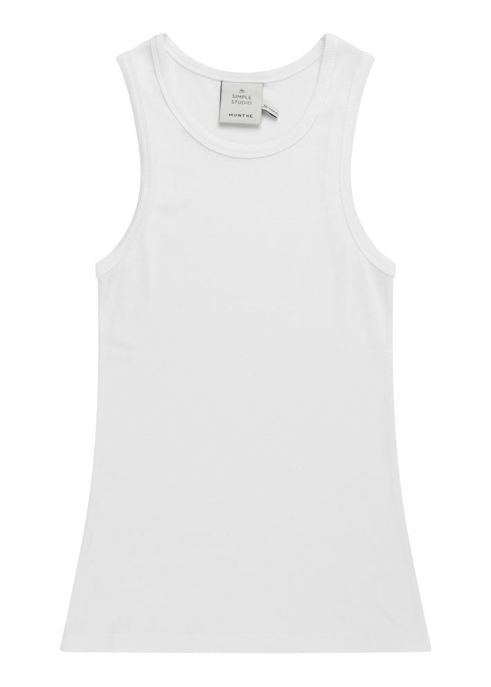 Munthe Peach Top - White