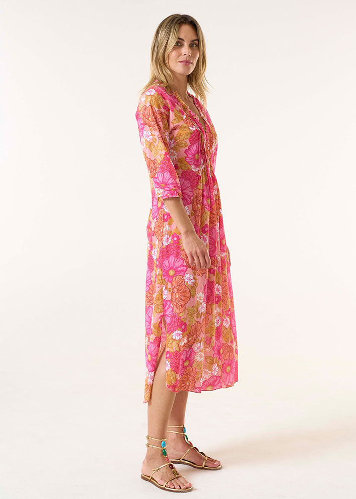 One Season Long Poppy Kjole - Cape Coz Pink