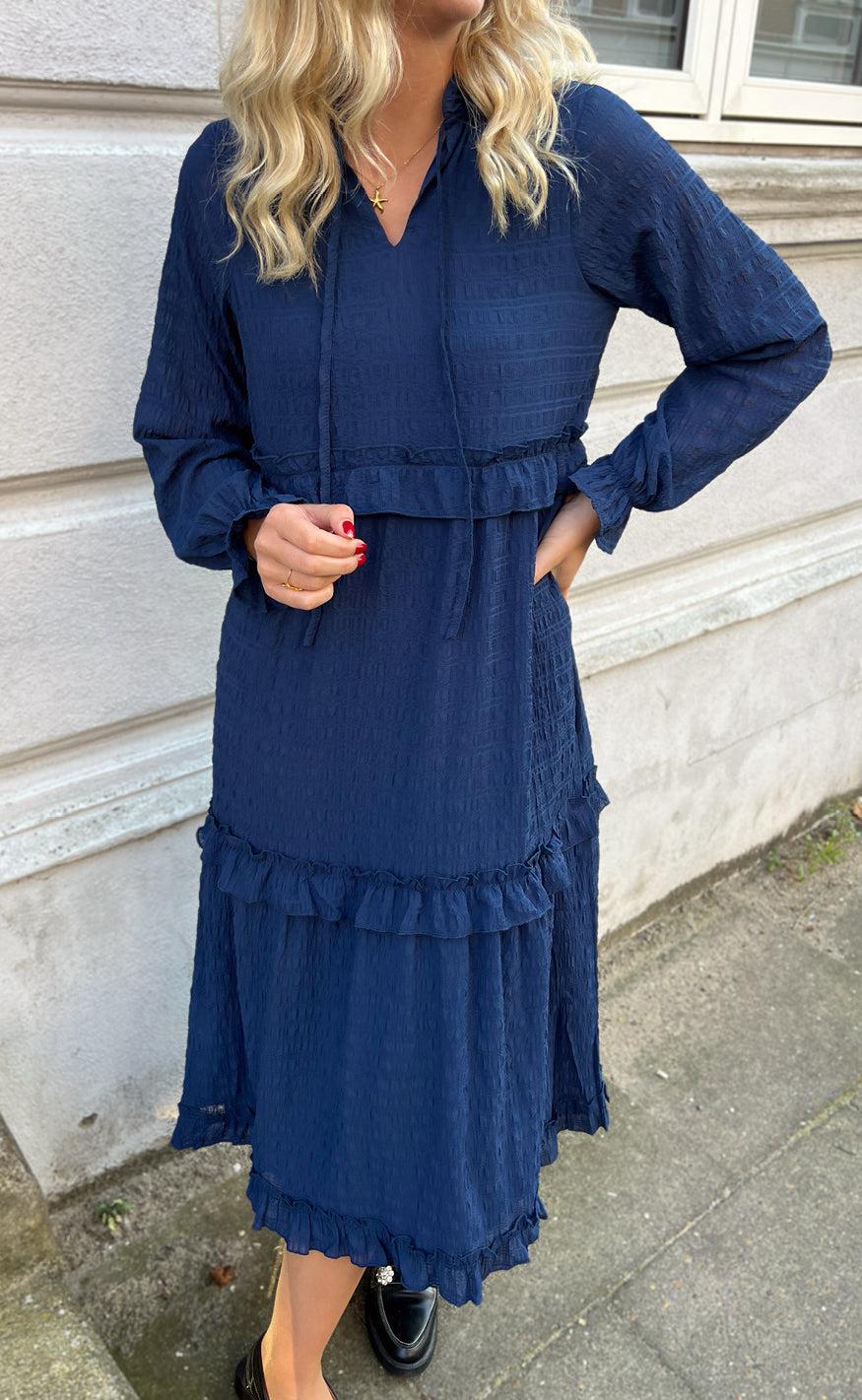 Say INA Copenhagen Kjole - Pam - Navy Blue