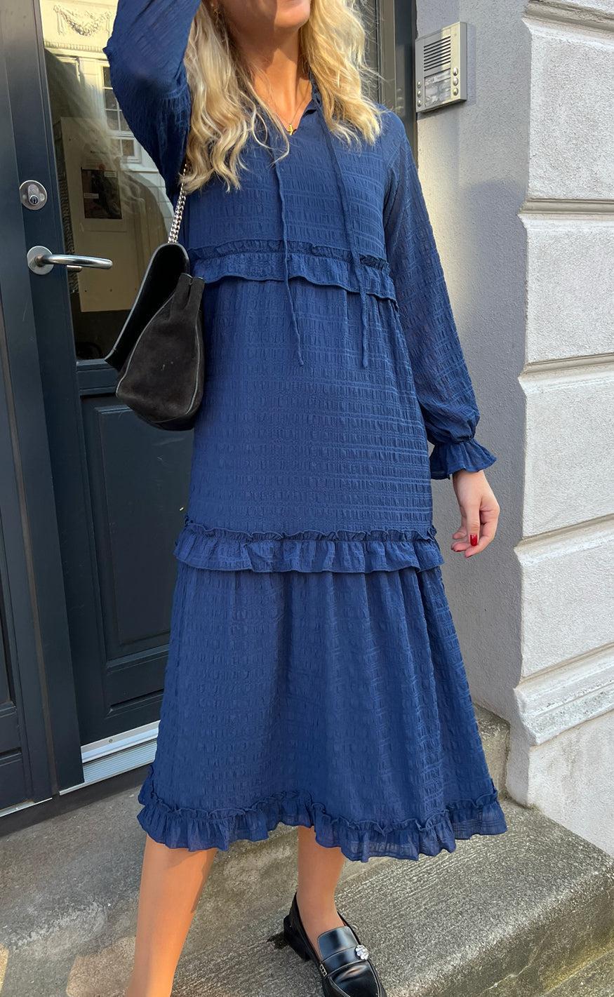 Say INA Copenhagen Kjole - Pam - Navy Blue