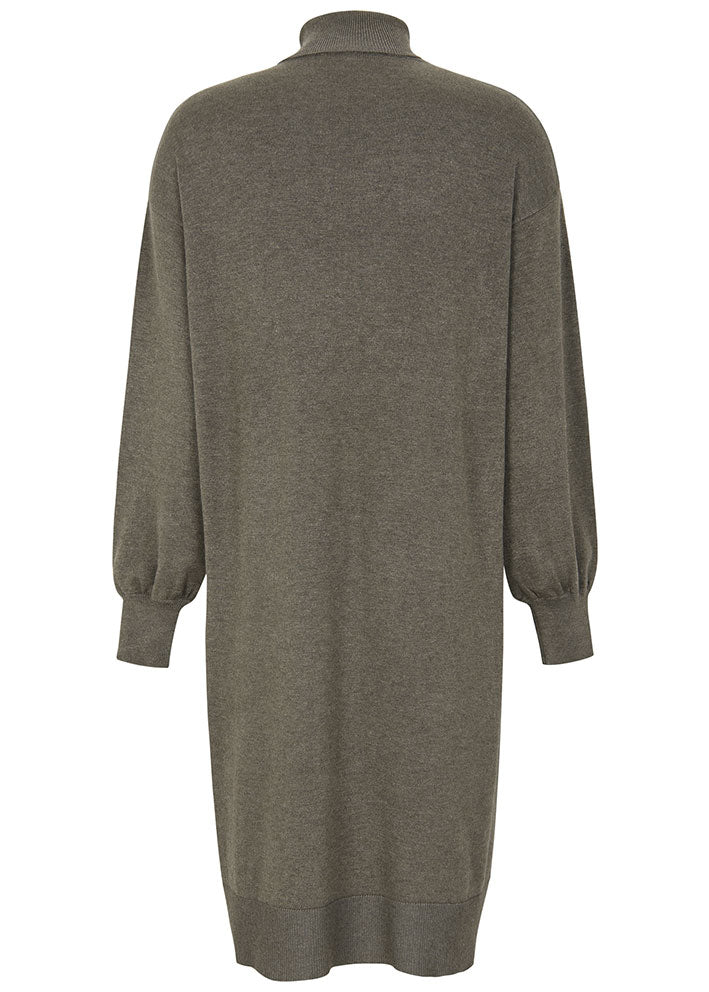 Soft Rebels Lea Rollneck Kjole SR523-230 Morel Melange