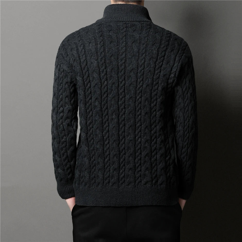 Strikket varm cardigan Mode