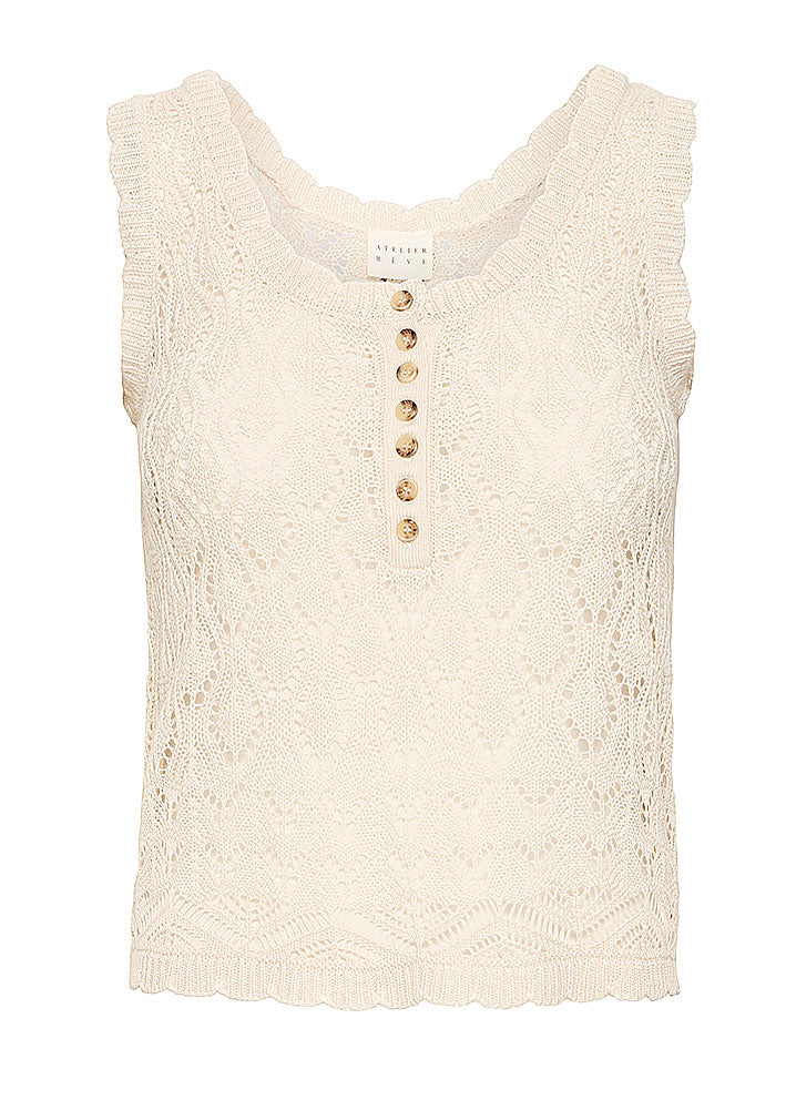 Atelier Rêve Estel Strik Top - Birch