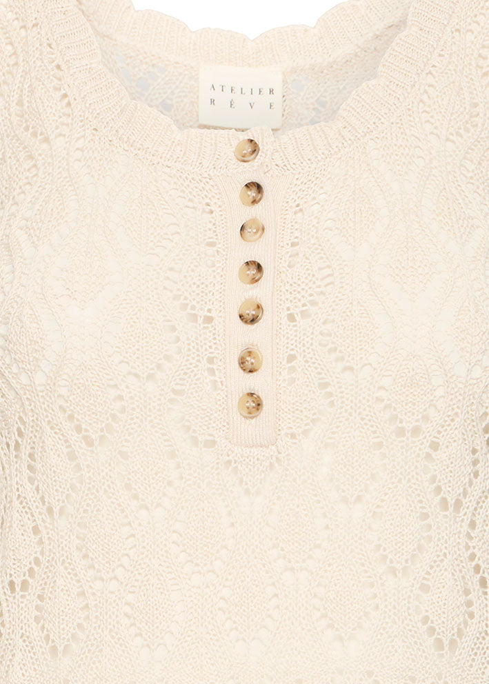 Atelier Rêve Estel Strik Top - Birch