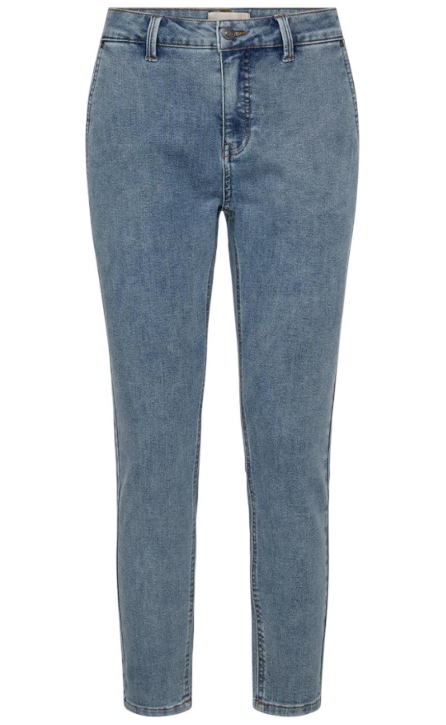 Freequent Bukser - Jane - Light Blue Denim Levere