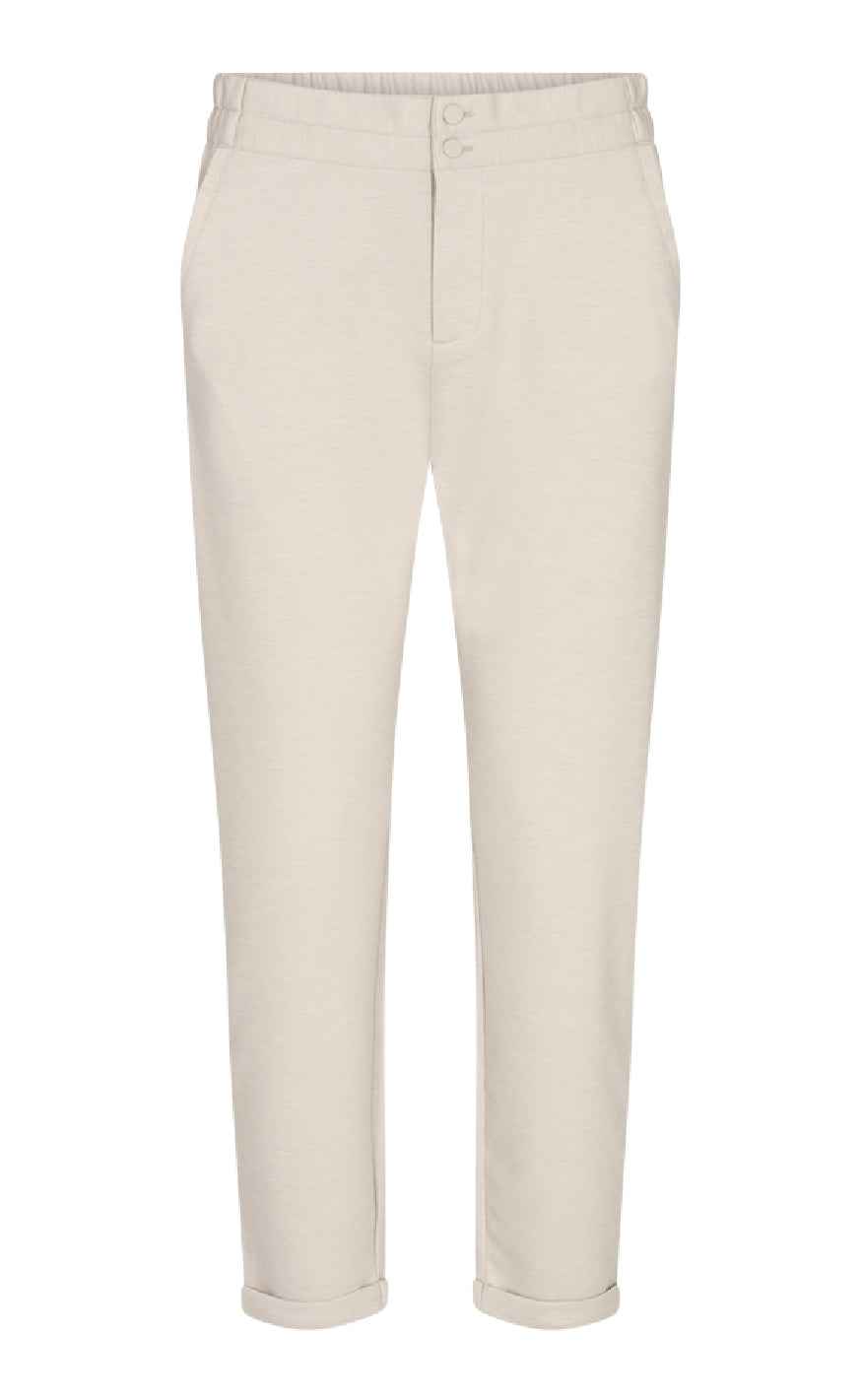 Freequent Bukser - Nanni Ankle - Moonbeam Melange Levere