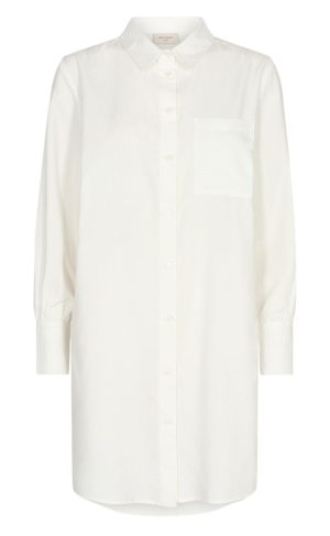 Freequent Skjorte - Flynn Long - Off White