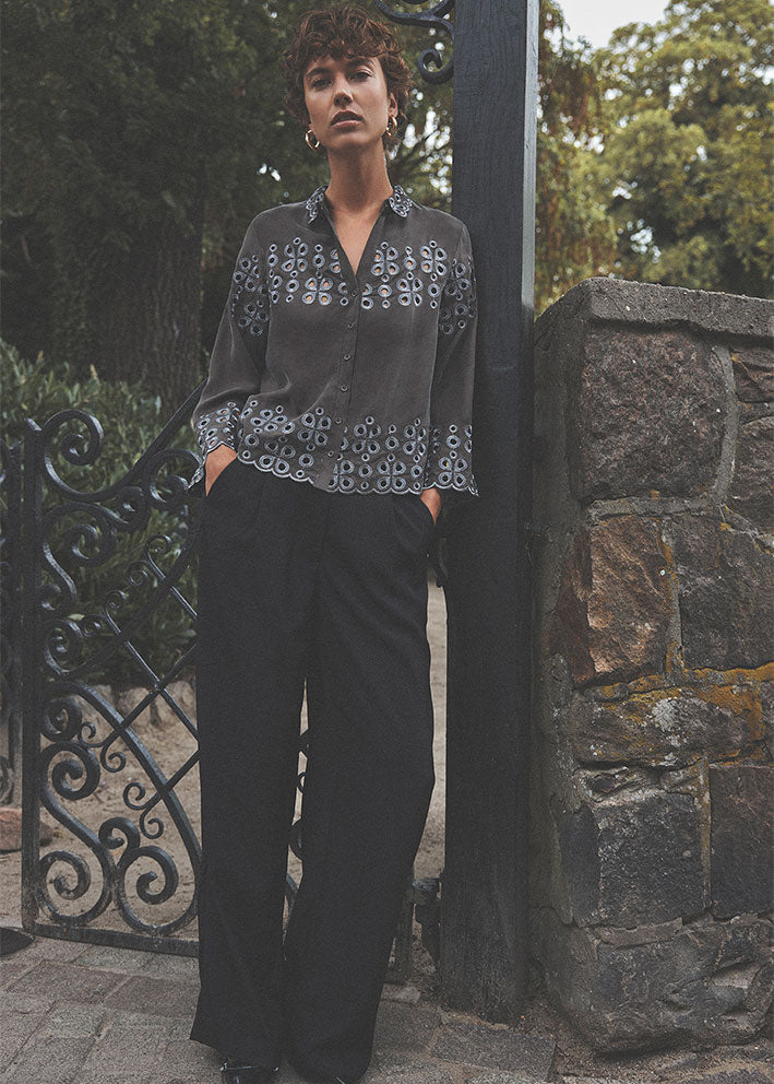 Gustav Lydia Shirt 55604 Skjorte - Espresso
