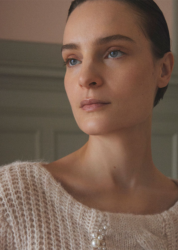 Gustav Odine cable knit 56400 Sweater - Sand