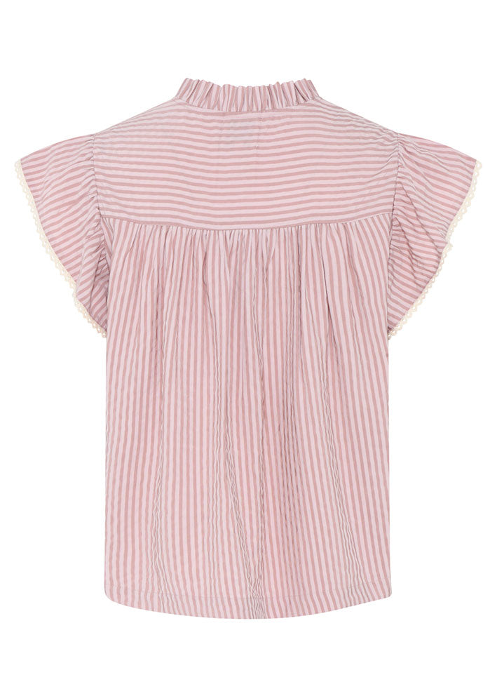 La Rouge Cecilie Top - Pink Stripe