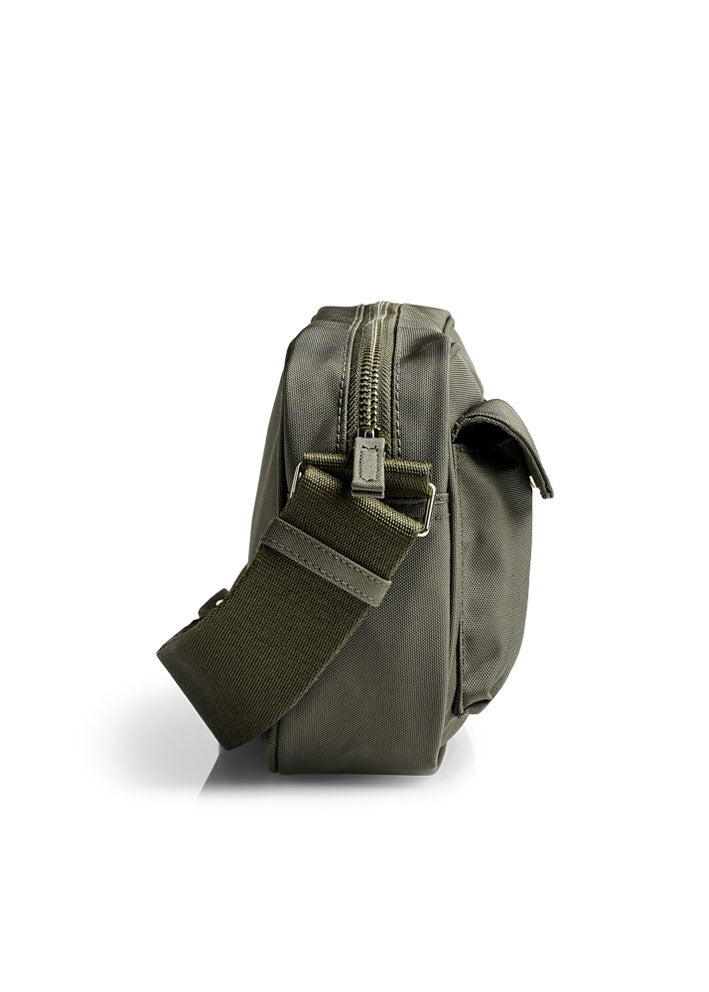 Markberg Darla Crossbody Taske - Recycled - Dark Olive/Gold