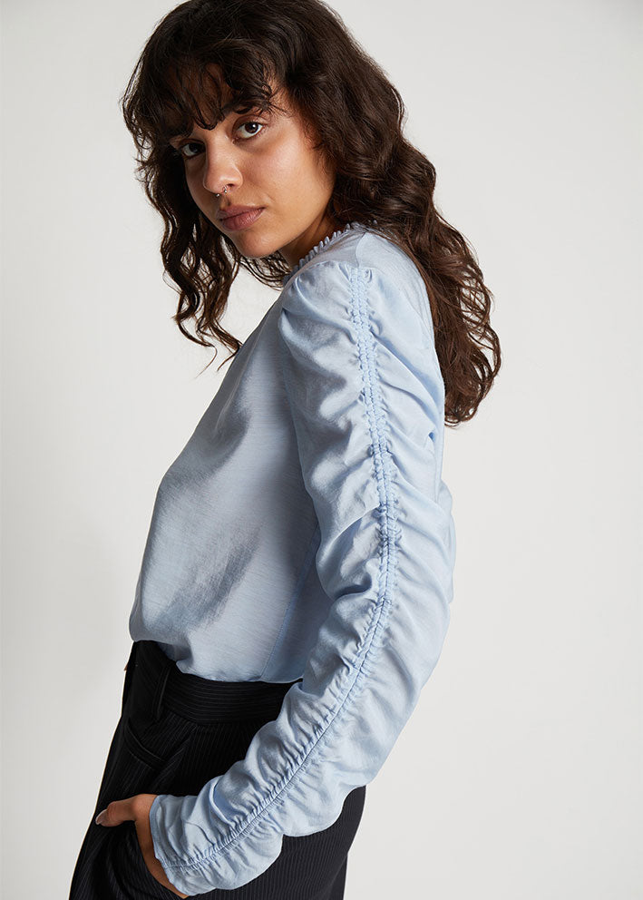 Munthe Seima Bluse - Light Blue