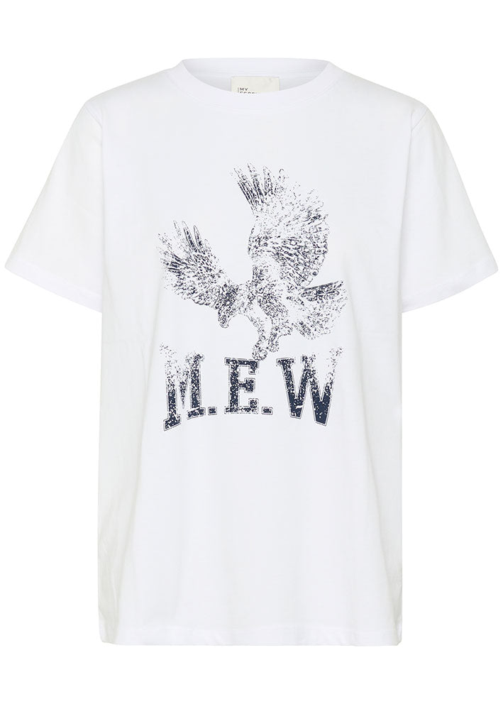 My Essential Wardrobe Eagle Boxy Tee - Bright White