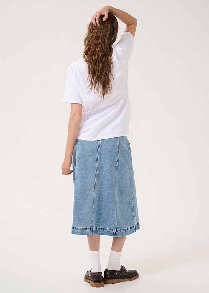 My Essential Wardrobe Eagle Boxy Tee - Bright White