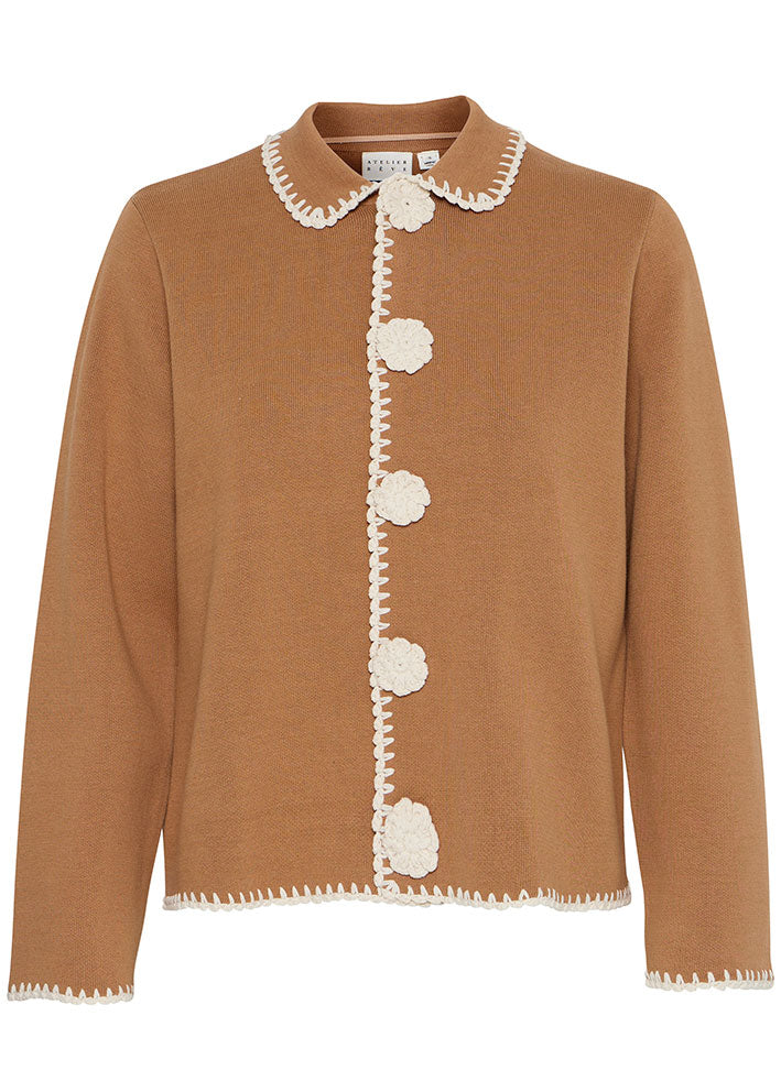Atelier Rêve Uma Cardigan - Tobacco Brown