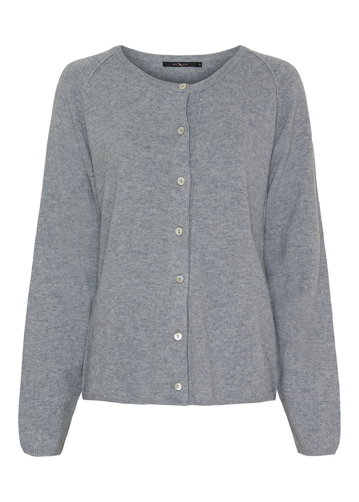 BTF CPH Cashmere Cardigan 50067 Marble Melange