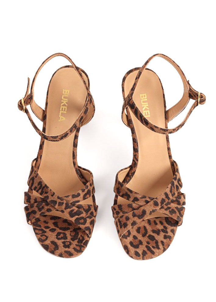 Bukela Viljah Sandal - Leopard Hot på udsalg